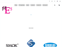 Tablet Screenshot of bigesvaporshop.com